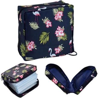 جزدان فوط صحية 10/5 - فلامينجو زهري كحلي 