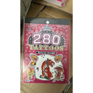 دفتر تاتو 50/1 وشم مؤقت 280 تصميم