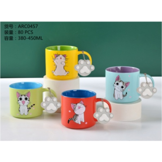 مج كبير رسمات قطة - مدالية 68/61- ملون 