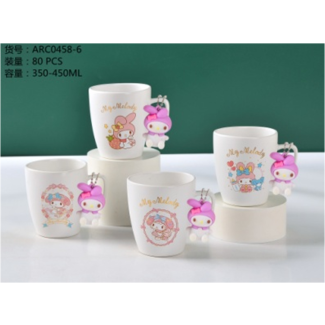 مج كبير ارنوب ميلودي مع مدالية 68/65- ابيض 