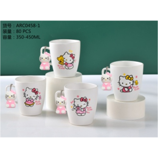 مج كبير هيلو كيتي مع مدالية 68/70- ابيض 