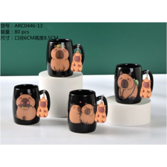 مج صغير دب بني مع مدالية 68/72