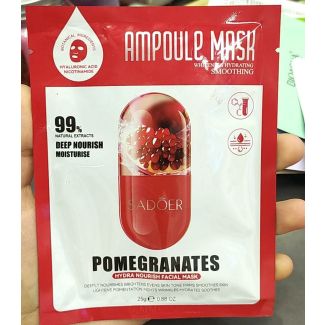 ماسك وجه مشكل كبسولة الرمان-SADOER AMPULE POMEGRANATES MASK