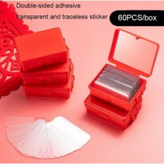 علبة قطع دبل فيس شفاف 8/111