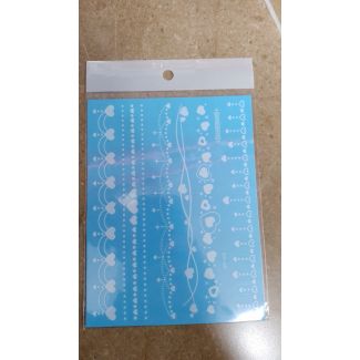 تاتو جلو  glow tatto 3/230 ( قلوب ) - 06