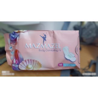 فوط صحية شهرية 18 قطعة MAZMAZEL                   