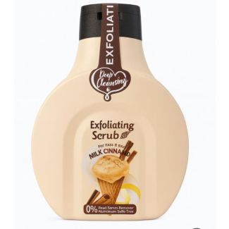 سكرب جل للجسم والوجه exfoliating - MILK SINNAMON