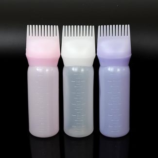 علبة صبغ الشعر شفاف بلاستيك 17/5