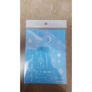 تاتو جلو  glow tatto 3/230 ( دوائر زخارف ) - 22