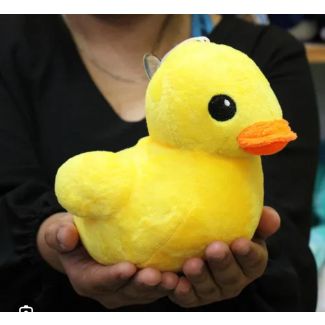 مجسم بطة صغيرة اصفر 16/1