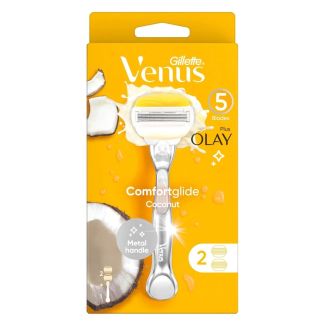 ماكنة فينوس  comfort glide coconut +شفرتين