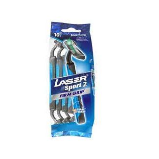 شفرات حلاقة رجالي ليزرسبورت  -10شفرات ثنائي الشفرة