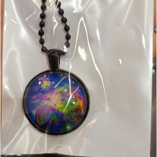 قلادة مستديرة سديم ملون  (39/25) 