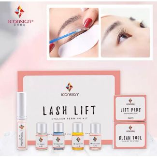 طقم رفع و قلب وتغذية الرموش  iconsign lash lift 2/1