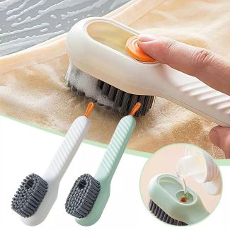 فرشاة تنظيف مع ضاغط للسائل المنظف متعددة الاستخدام 10/7