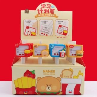 قلم حبر مع نوت بوك (ستاند - 36 قلم)