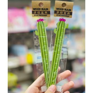 مسطرة خشب 15 سم صبار/