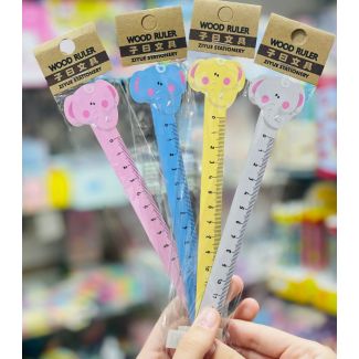 مسطرة خشب 12سم فيل-13513-5- 