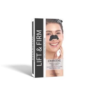 شرائح الفحم انف لازالة الرؤوس السوداء  6 شرائح