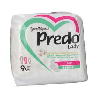 فوط نسائية بريدو 9 قطع long