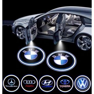 اضاءة لوجو باب السيارة