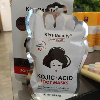 ماسك قدم kiss beauty 48/16 - مضاد التشقق بحمض الكوجيك 