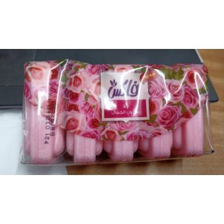 فاكس صابون جاف 5 قطع 300 غم - وردي