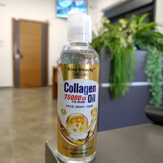 زيت تفتيح الجسم kiss beauty ( Collagen)