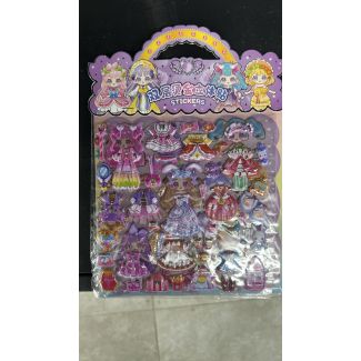 ستكرز اطفال بنات بنفسجي