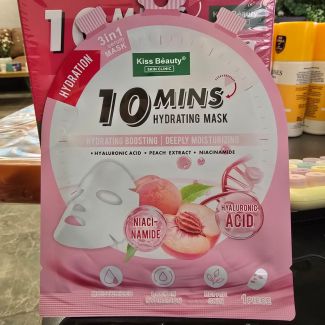 ماسك وجه KISS BEAUTY 10 MINS هايرلونيك و نياسينمايد