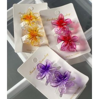 ملقط شعر وردة ثنائي كرت 139/3