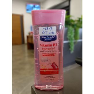 زيت جل جسم 200 مل kiss beauty - زهري - B3