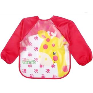 مريول اطفال مع كمام  22/1 +22/2 (زرافة-زهري)