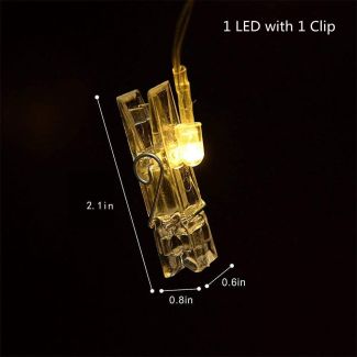 اضاءة حبل ملاقط 90/6