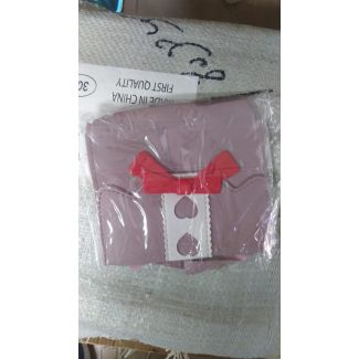 شنط اطفال شكل فيونكة قلوب  (50/8)-purple