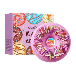 كرة فوارة شكل دوناتس سادور 100غم -purple