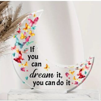 هلال اكريلك تحفة  266/3 - فراشات