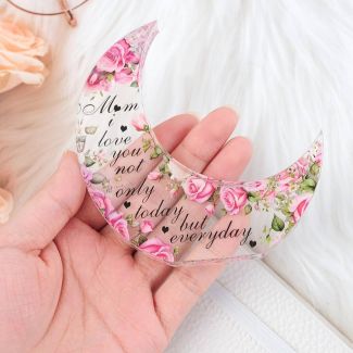 هلال اكريلك تحفة  266/3 - زهري فاتح