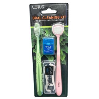 مجموعة تنظيف الاسنان 4 قطع lotus   6/3