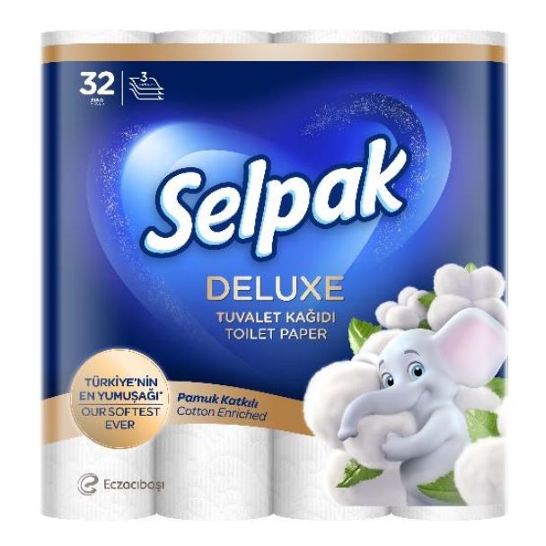 محارم تواليت سيلباك ديلوكس 32 رول