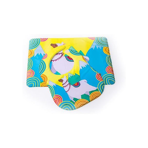 طقم مريلة للاطفال 22/17 (لاما - اصفر وازرق)