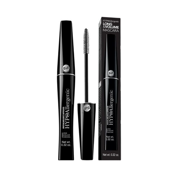 بيل هايبو مسكارة لونج أند فوليوم أسود Bell HYPOAllergenicLong&Volume Mascara10