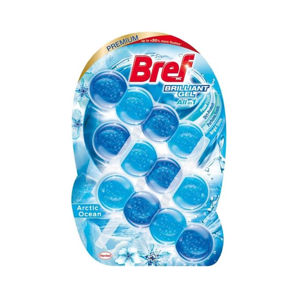 معطر مرحاض ثلاثي جل-blue