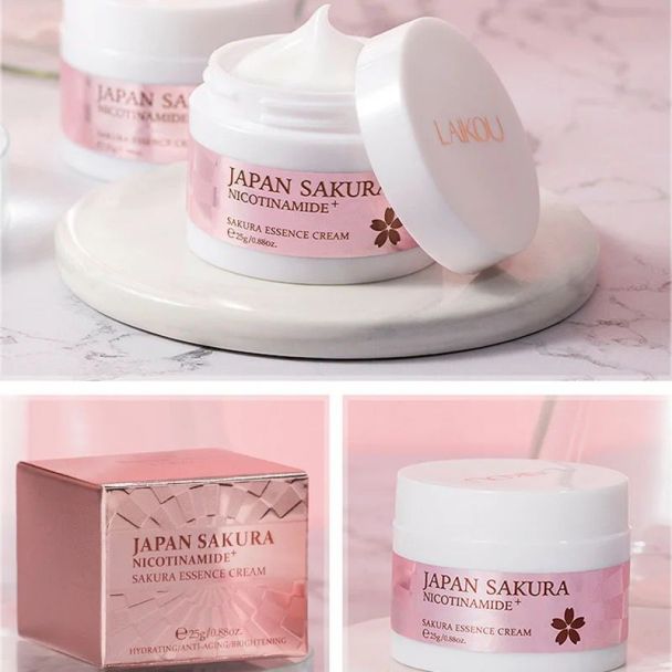 كريم ياباني مغذي للبشرة ساكورا