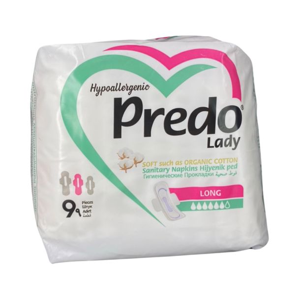فوط نسائية بريدو 9 قطع long