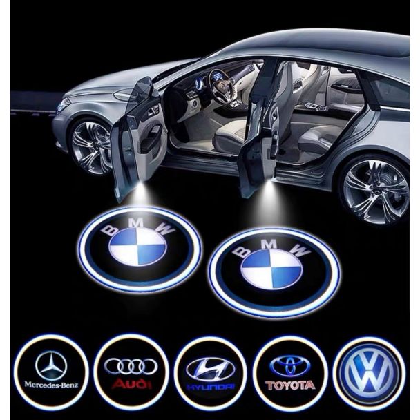 اضاءة لوجو باب السيارة