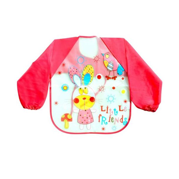 مريول اطفال مع كمام  22/1 +22/2 (ارنب - زهري)