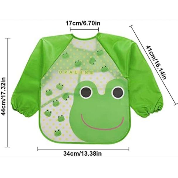 مريول اطفال مع كمام  22/1 +22/2 (ضفدع- اخضر)